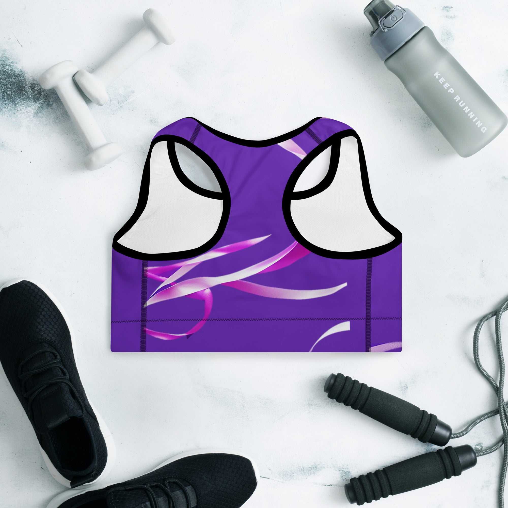 Sports Bra Gym top or Dance top. Yoga top or bra for pilates. La Danza by WickedYo.
